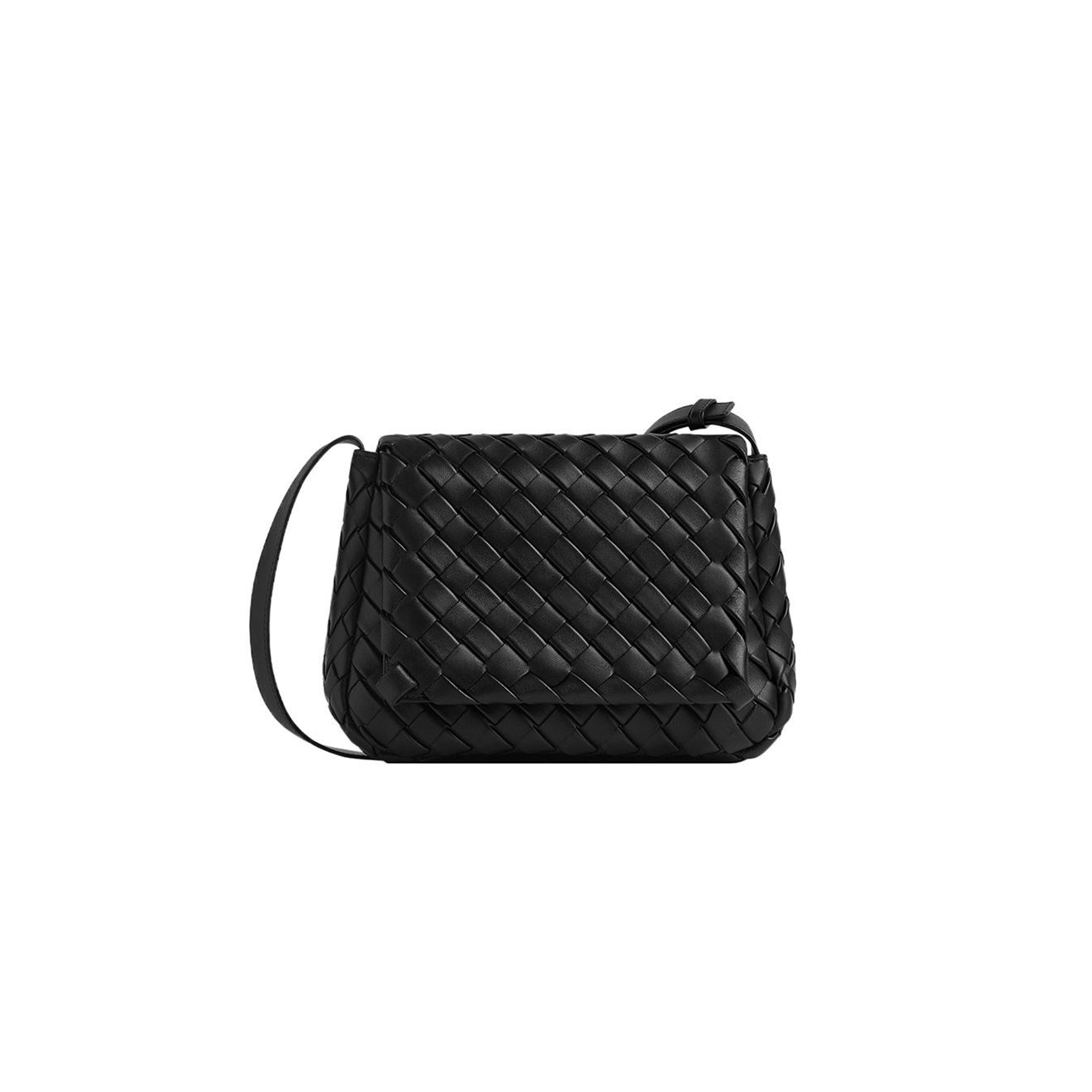 BOTTEGA VENETA LEATHER CROSS-BODY BAG 755659 (27*16.5*10cm)